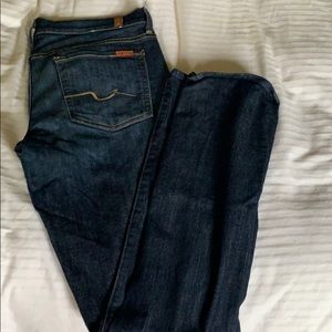 7 Straight leg jeans